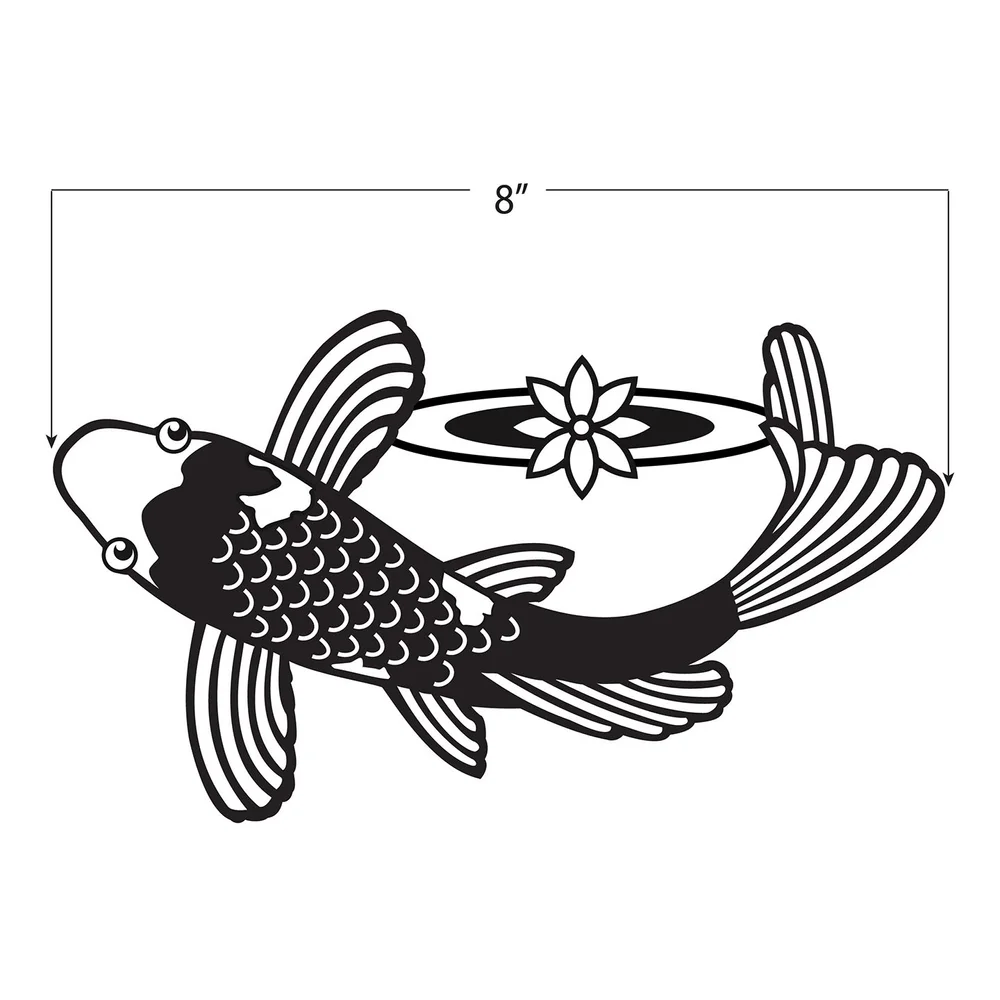 Koi Fish Stencil