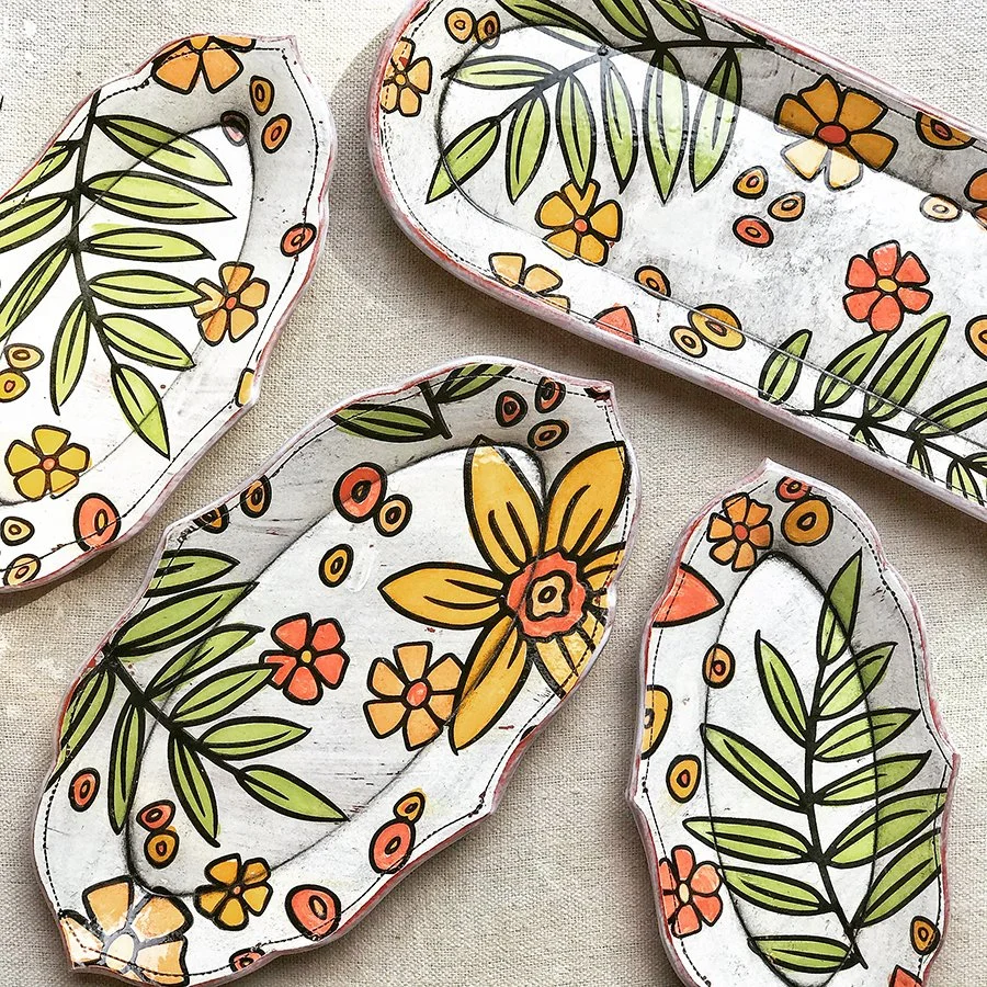 Newsprint Underglaze Transfers