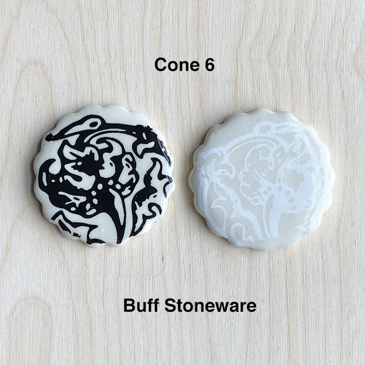 Newsprint Underglaze Transfers