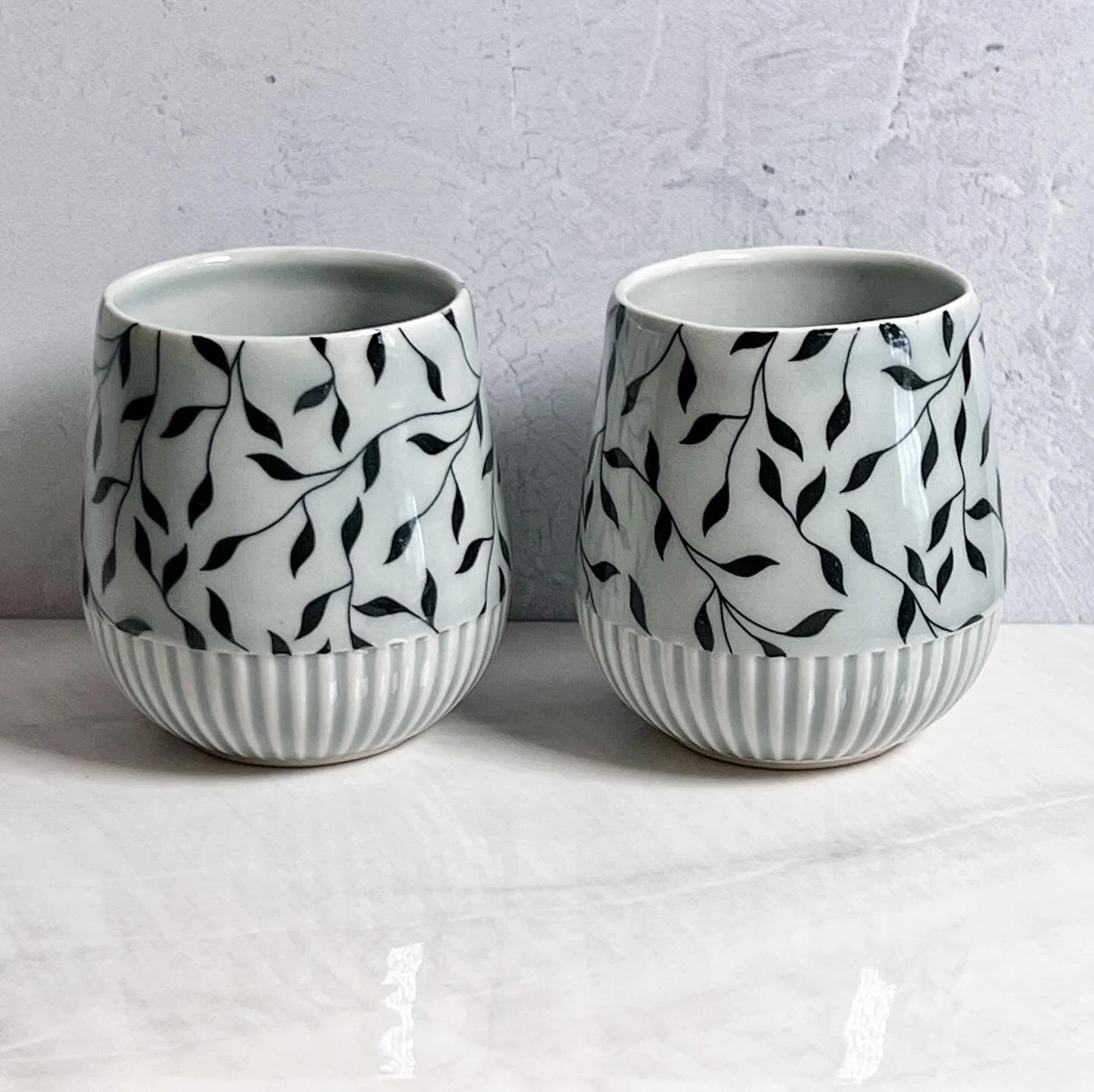 These cups are off to Bozeman Montana - part of a wedding gift to the son (and his wife) of some really good friends of ours. We were so happy to be invited to the wedding - a backdrop very similar to my own wedding in Northeast Oregon many years ago