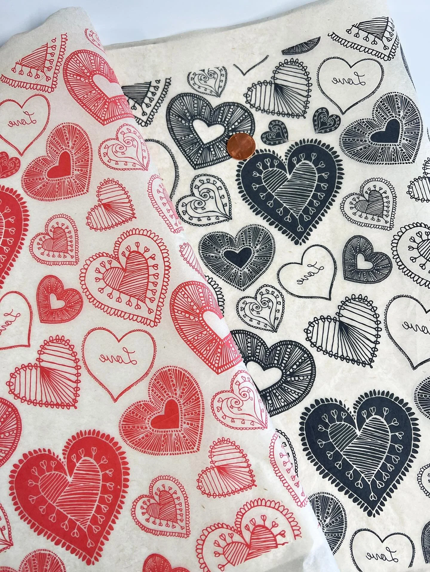New print - Heart Doodles, just in time for making something for Valentines Day!
 
Also, a quick Happy New Year and a thank you for being here and supporting my little ceramics and transfer world. Whether you have placed an order, shared my work with