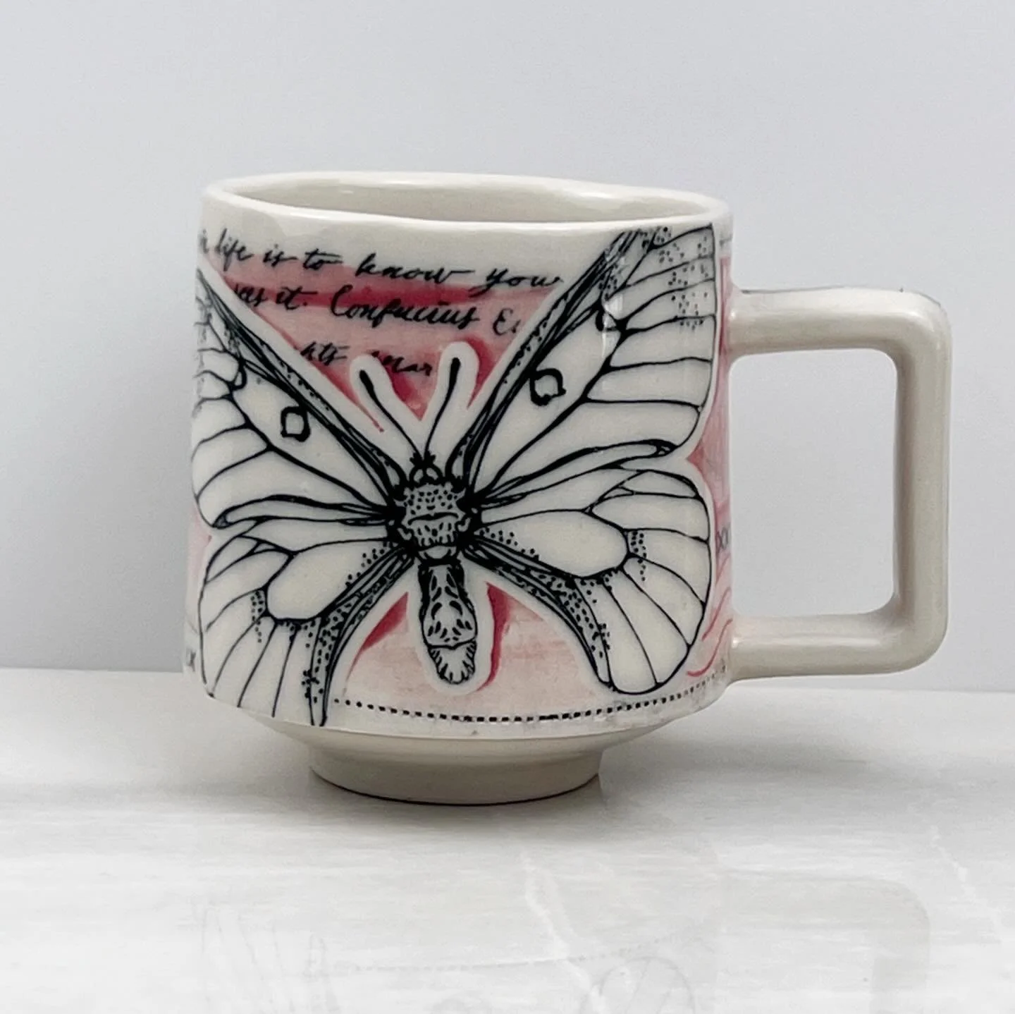 One of my favs out of my latest glaze kiln. #bugstransfer #printonclay