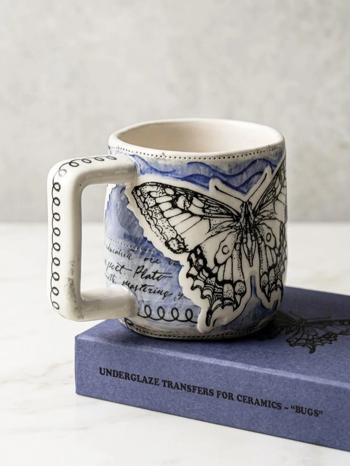 One of my favorite transfers, &ldquo;Bugs&rdquo; are back in stock! 

Also back in stock:
Chamomile and Lavender in black
Coffee Beans in brown
Crustaceans in red
Daisy Lace in white
Dandelions in black
Floral Rhombus in black and green
Just Lavender