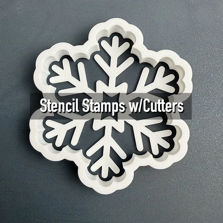 Stencil Stamps with Optional Cutter
