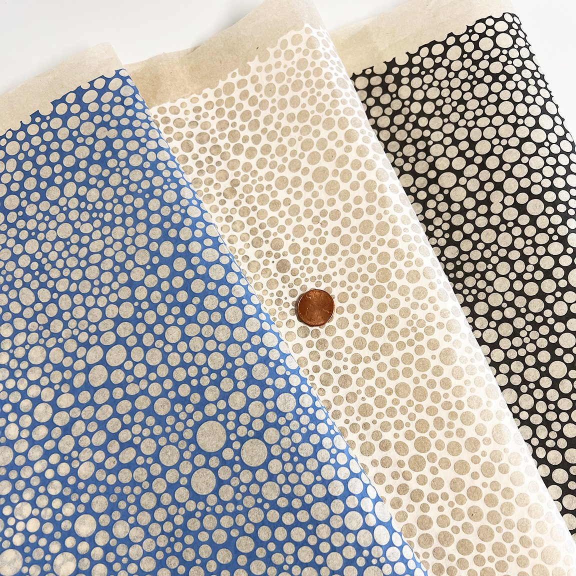 Underglaze Transfer - Bubble Texture Large