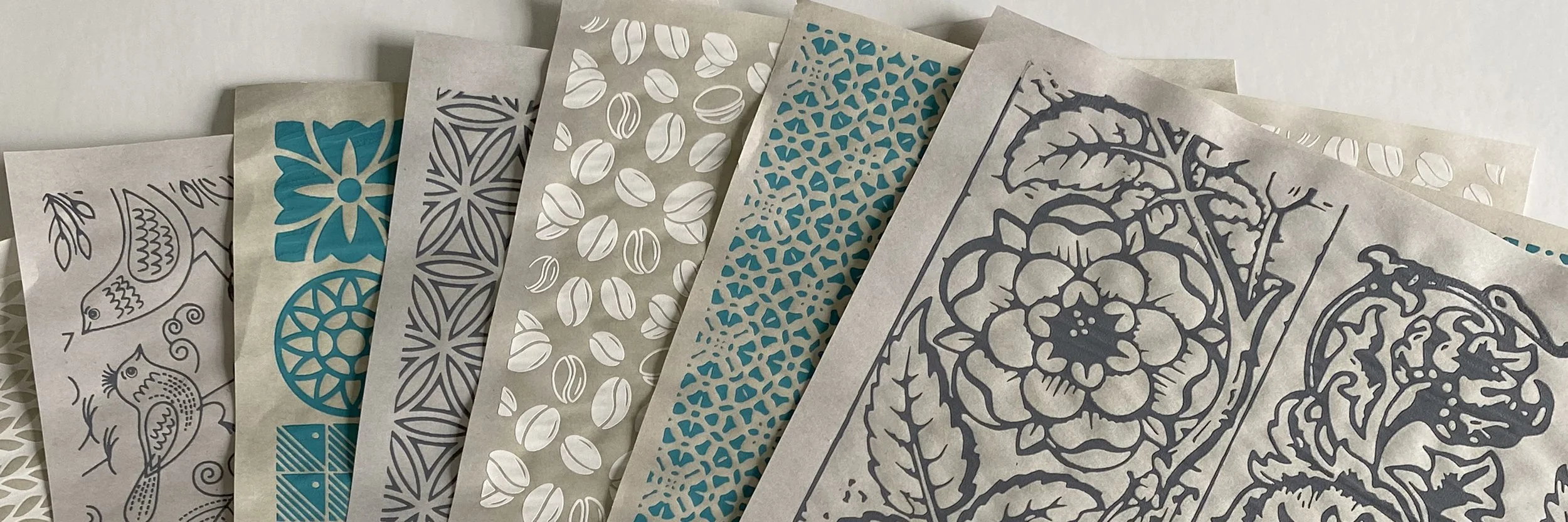 Newsprint Underglaze Transfers