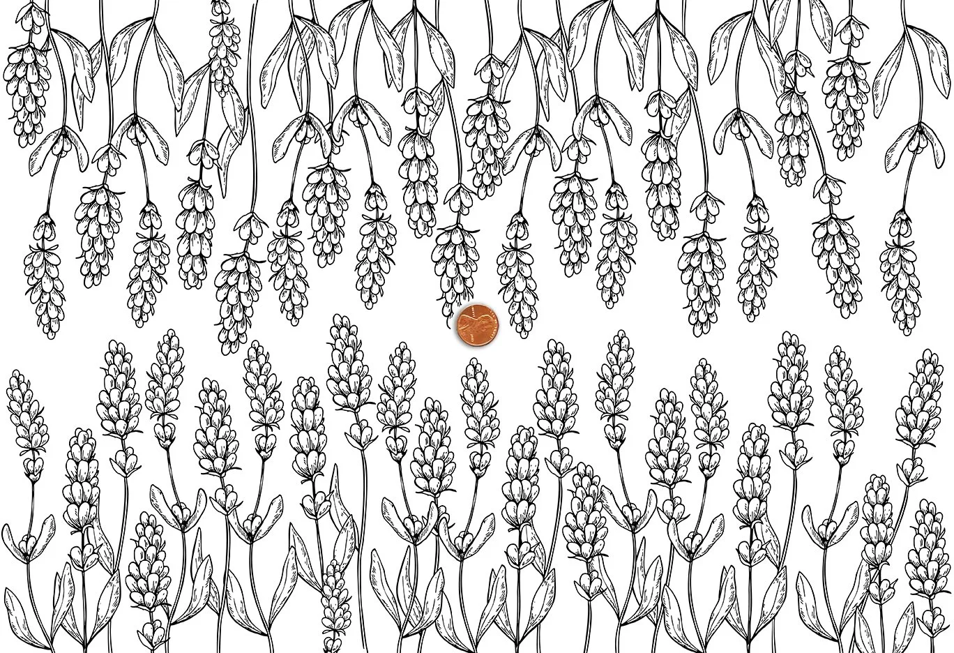 Underglaze Transfer - Just Lavender