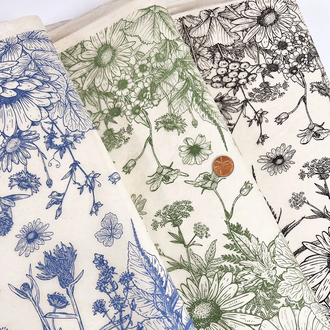 Underglaze Transfer - Summer Field Flowers