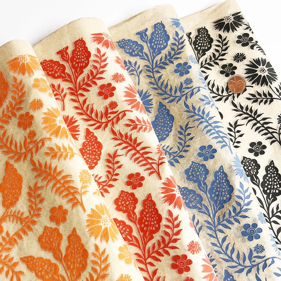 Underglaze Transfer - Block Print