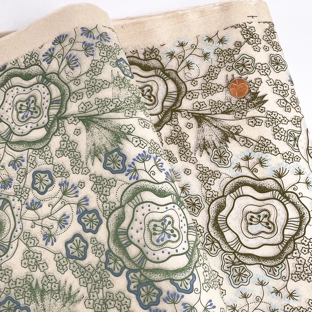 Underglaze Transfer - Groovy Flowers