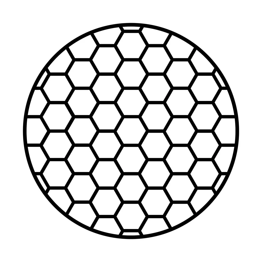 Honeycomb Round Stencils