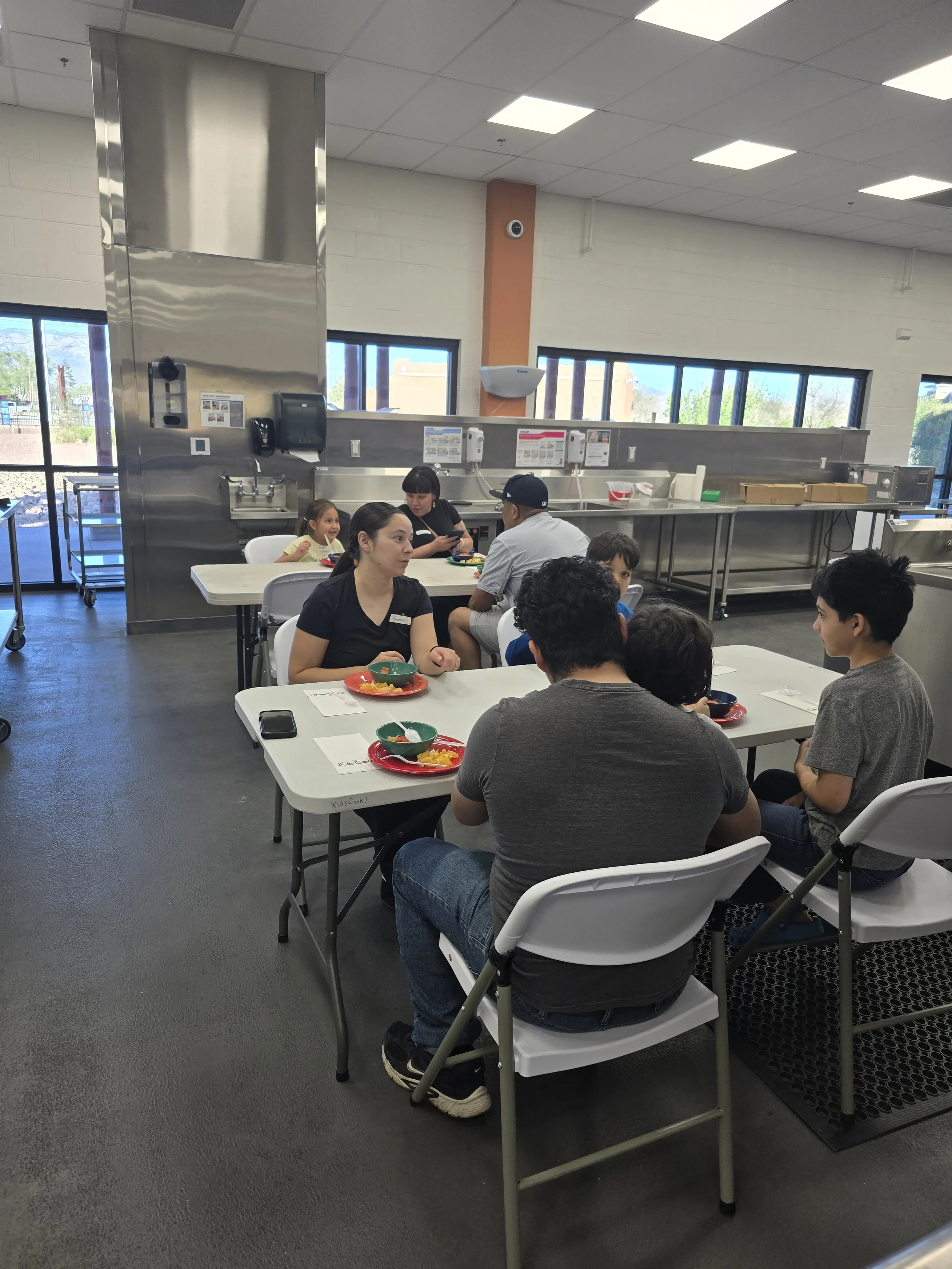 Kids Cook! First Friday Night: Vegetable Stroganoff, Veggie Fritters, and Ambrosia Salad