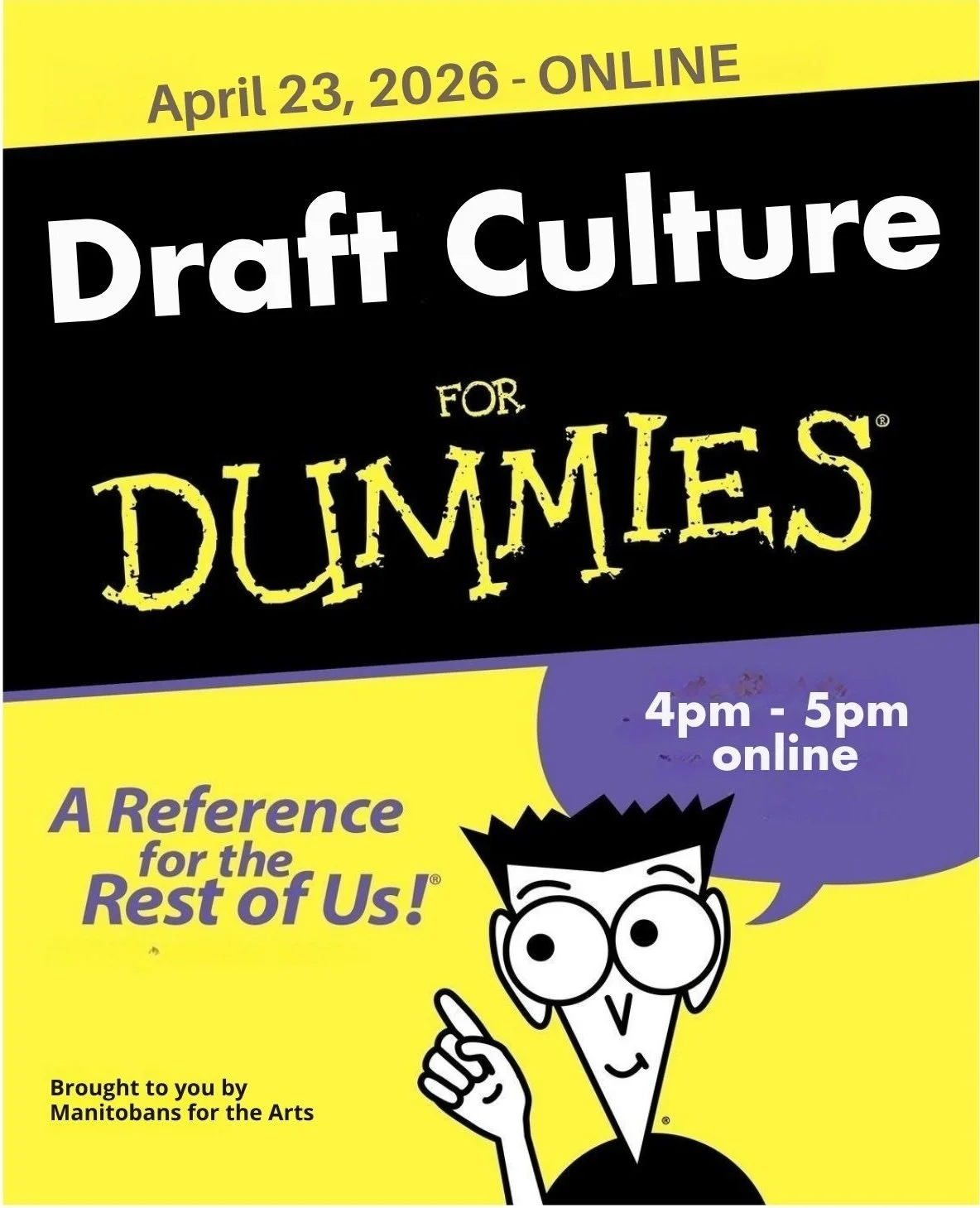 Draft Culture Round #8 on April 23, 2026. 4pm - 5pm online.