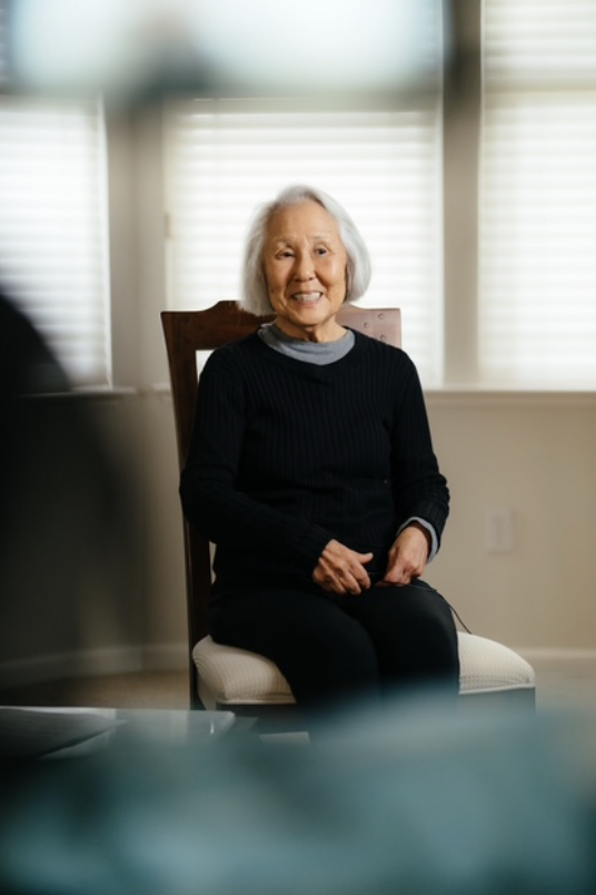 Aunt Aki Interviewed for Documentary.