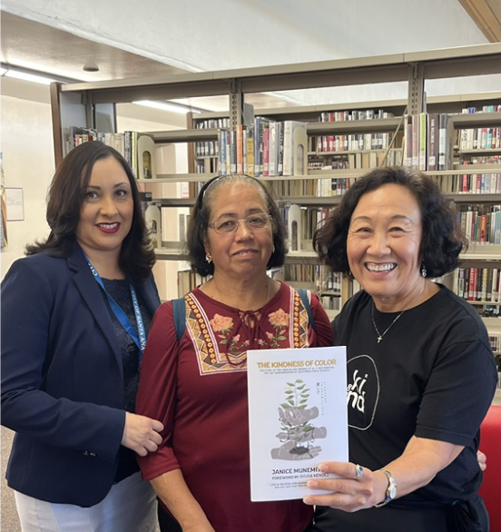 Hearing the story of how their father/husband worked for my dad and how my dad helped her mom come to America!  With Patty Lopez and her mom.