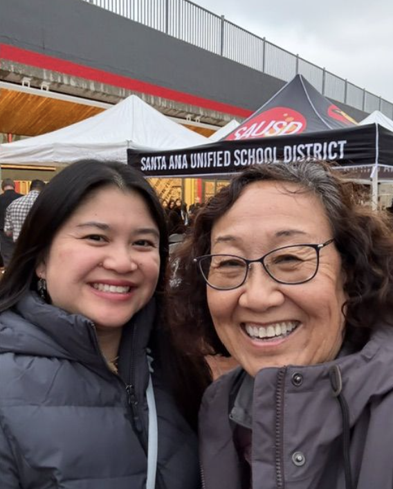 January 2026: At Guzman School Naming with Chapman’s Annie Tang