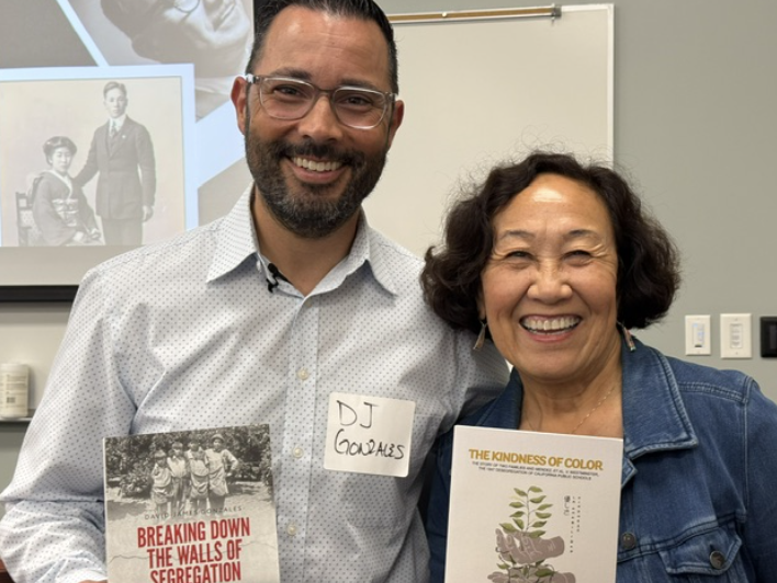 May 2026: Celebrating Prof. DJ Gonzales’ “Breaking Down the Walls of Segregation.” He used my book as reference! 