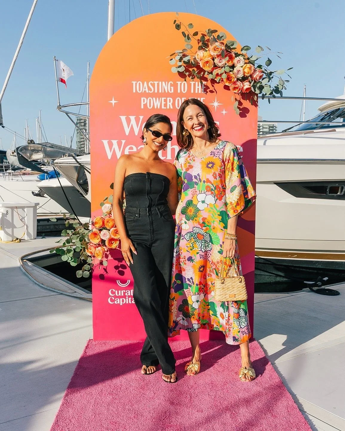 Riding the wave of gratitude after our unforgettable Women&rsquo;s Wealth Wave&trade; sunset cruise! 💞🌅✨🧡 🌊
&zwj;
The teams at Curate, @staviswealth, and @LiveTinted were honored to host a celebratory sunset cruise aboard Sea Suite last week! Rem