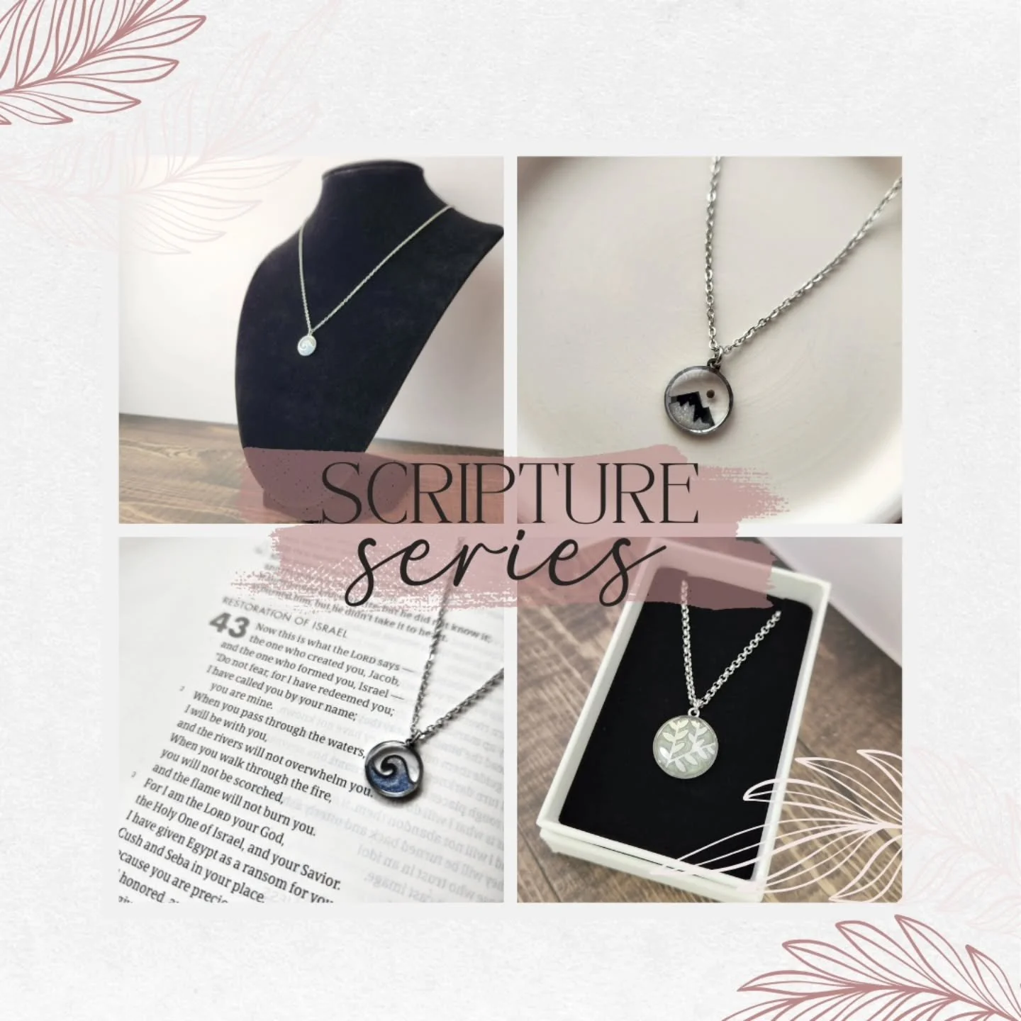 I'd like to introduce you to what might be the most special collection I've ever released (at least to me), the 'Scripture Series'.

The heart behind the Scripture Series is encouragement. I wanted to create something that I could find encouragement 