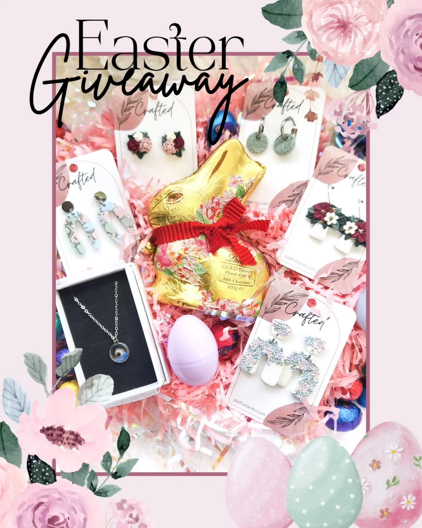 It's time for a ✨️GIVEAWAY!✨️ (and it's a BIG one)

I genuinely can't remember the last time we did a giveaway, so I think we're well and truly overdue! And seeing as just existing is so expensive, Easter is approaching AND we hit 1k followers recent