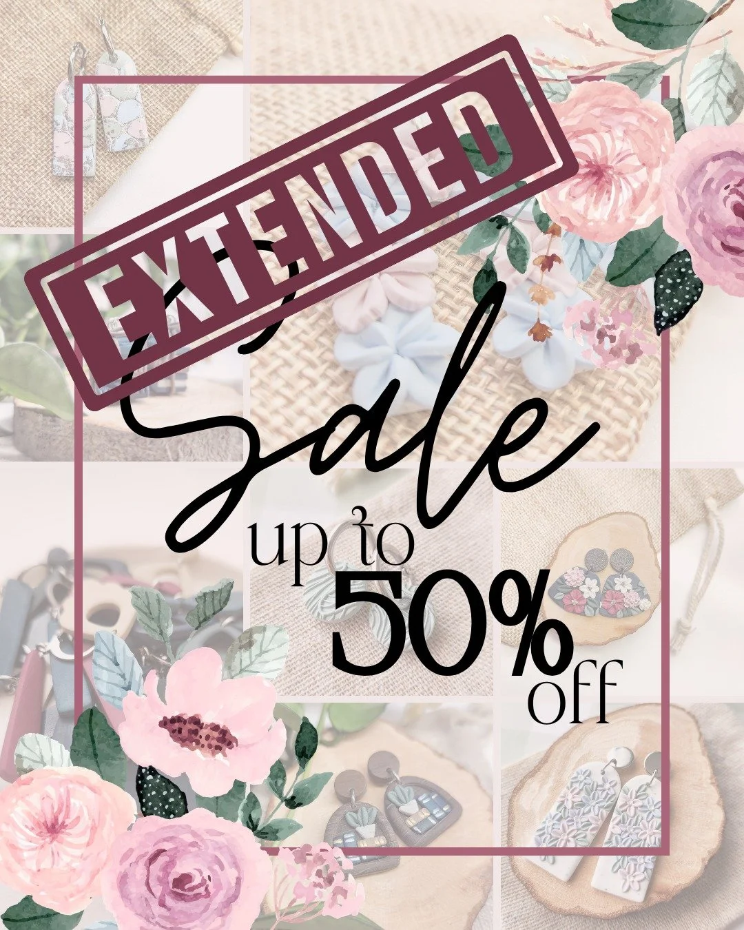 ✨SALE EXTENDED✨
We've decided to keep the discounts for a little bit longer, and you now have until the end of April to get in on the deals. 

Surprise! I have (rather impulsively) decided to have a sale!

I dont know about you, but just existing fee
