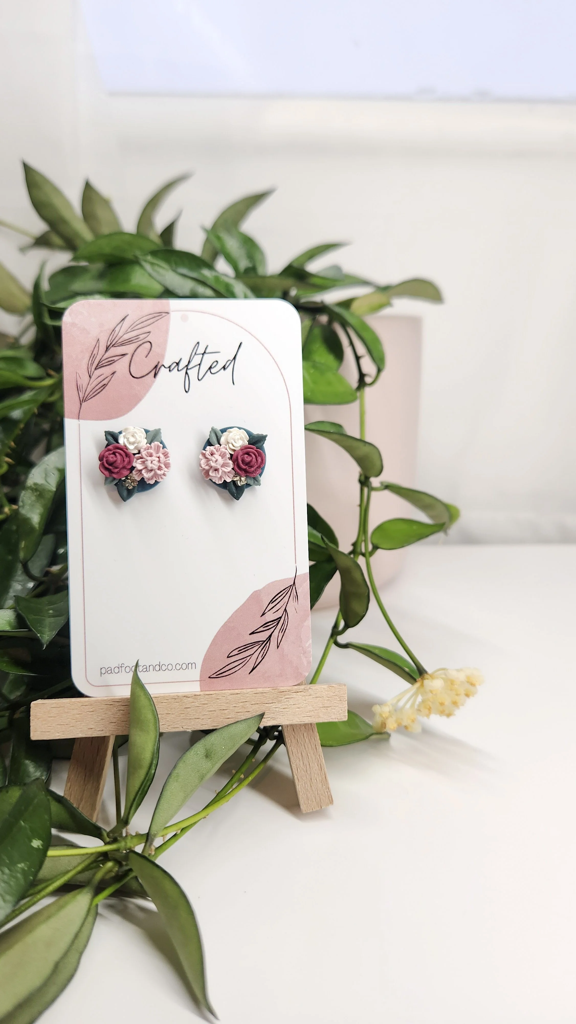 Cozy Floral Bouquet Studs