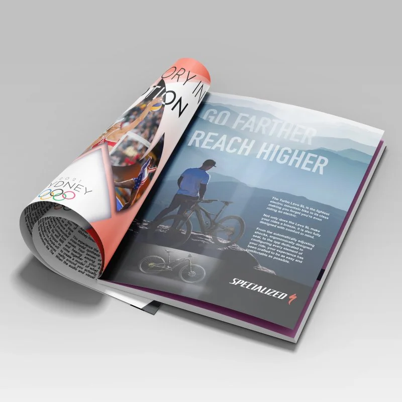 specialized print advertisement one mockup