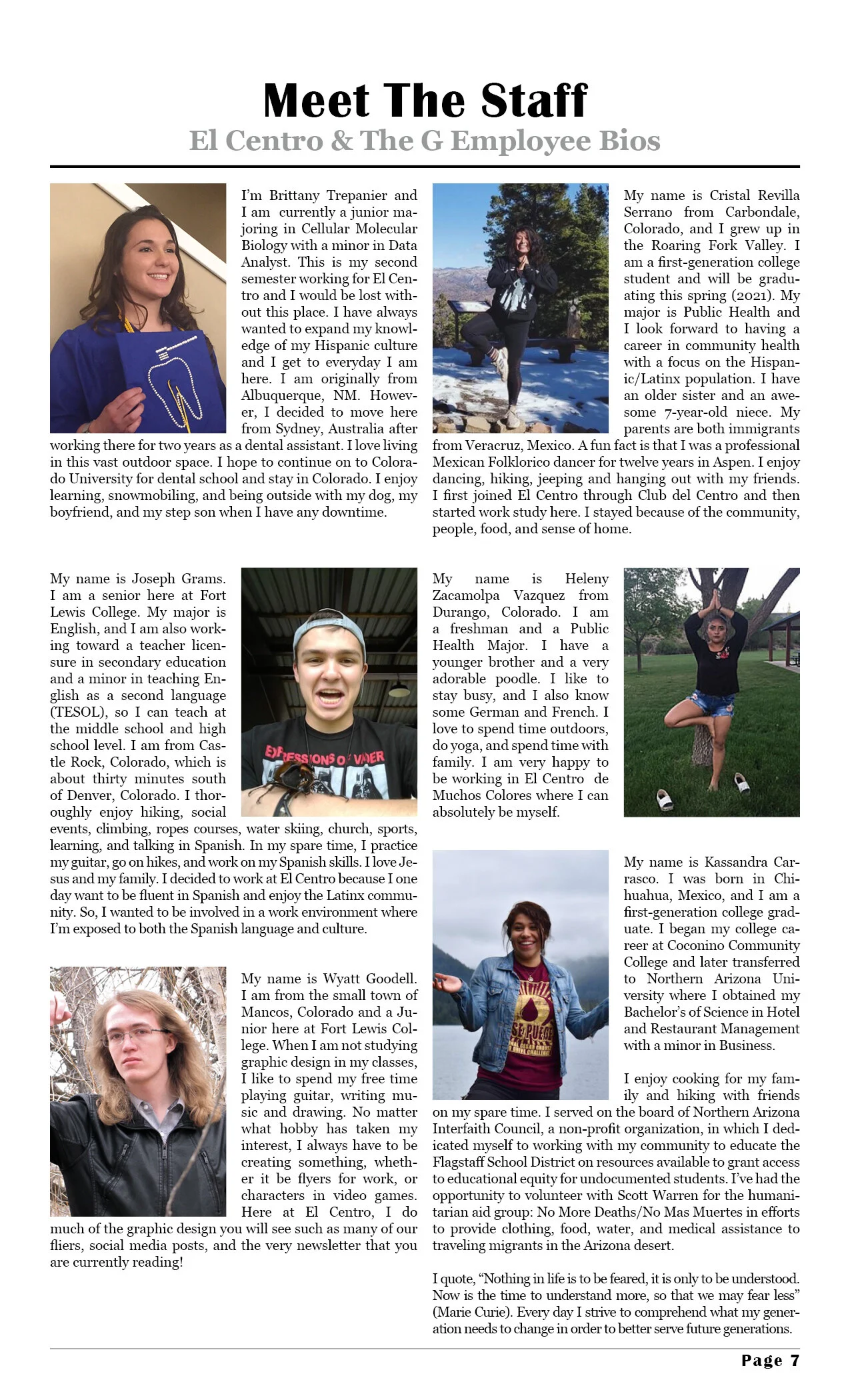 La Movida (El Centro newsletter) Page 7