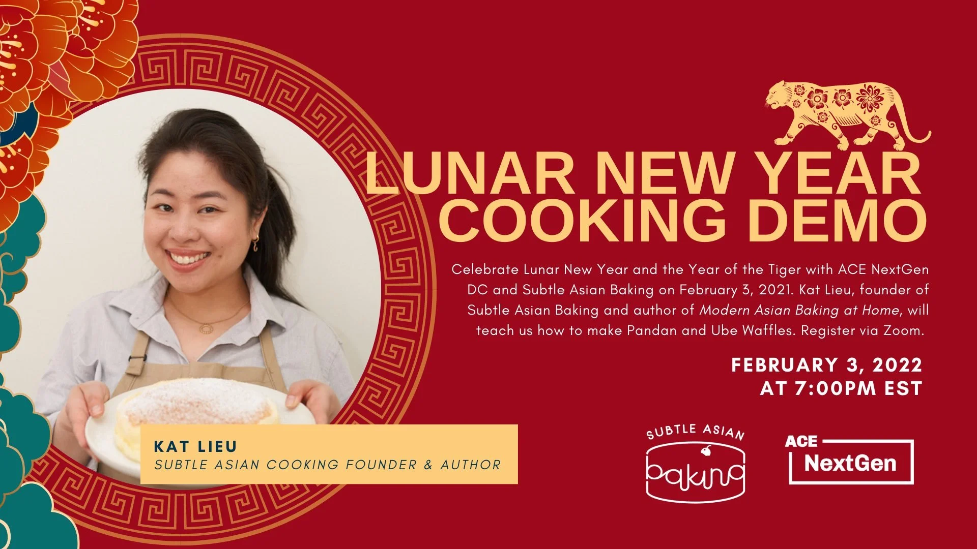 DC Chapter Presents: Lunar New Year Cooking Demo with Subtle Asian Baking