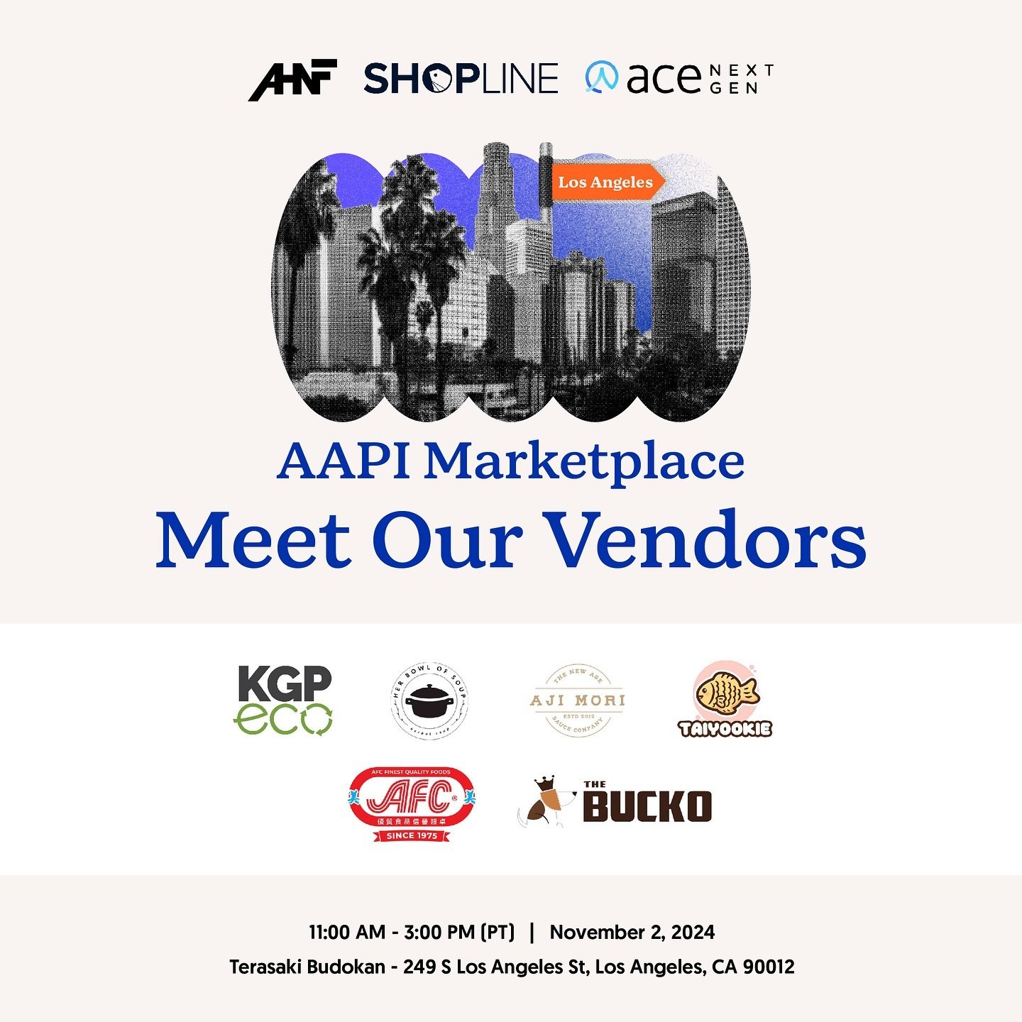 Join us for an AAPI Marketplace event, as we partner with SHOPLINE (@shopline.global) and Asian Hustle Network (@asianhustlenetwork) to spotlight and celebrate local businesses in the community. 

From fashion and beauty to lifestyle and food &amp; b