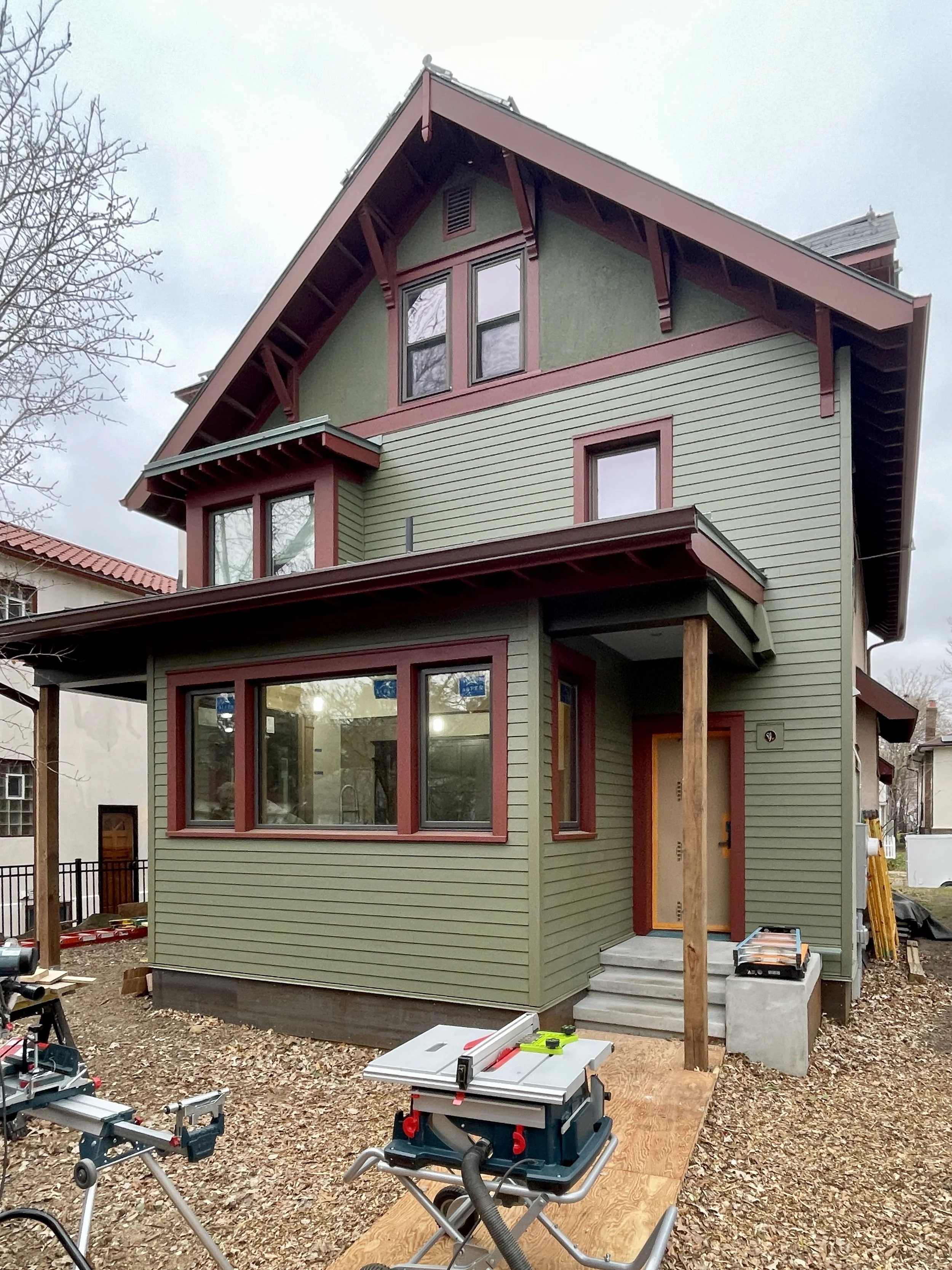 south minneapolis arts and crafts house addition renovation