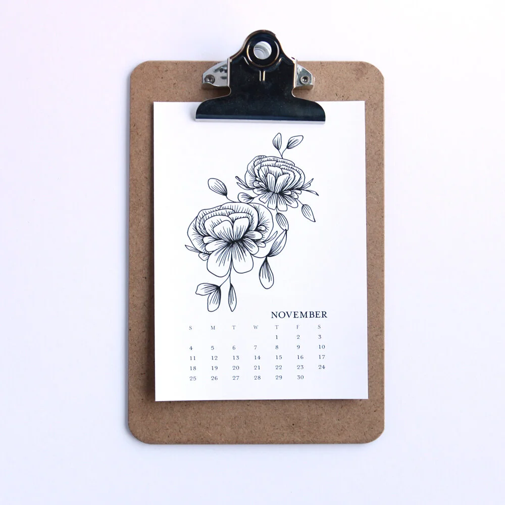 Printable Calendars for Artists — The Handcrafted Story