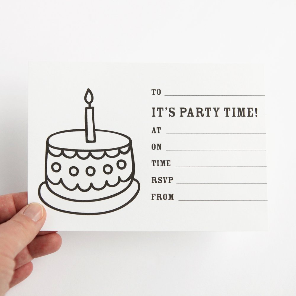 Kids Birthday Invitation for Ages 1-10 Printable — The Handcrafted Story