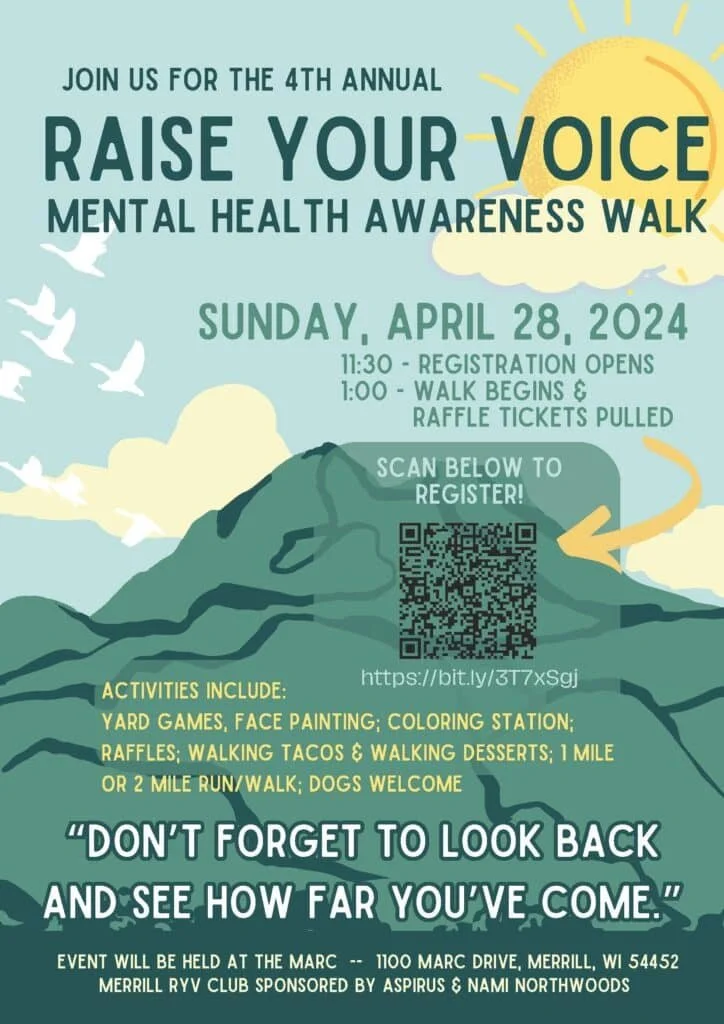 Community Event: Raise Your Voice Mental Health Awareness Week Walk ...