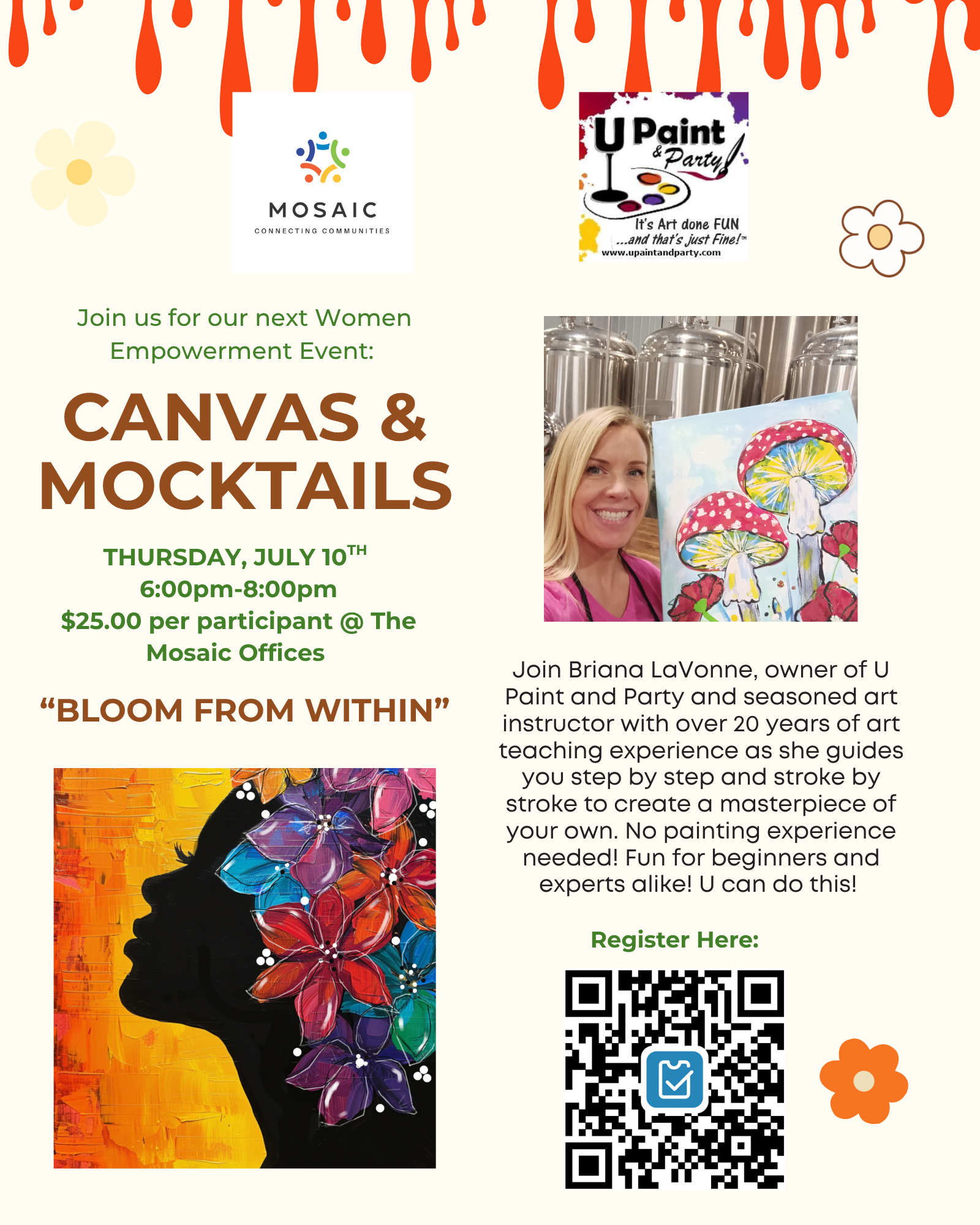 Canvas & Mocktails: A Women Empowerment Event
