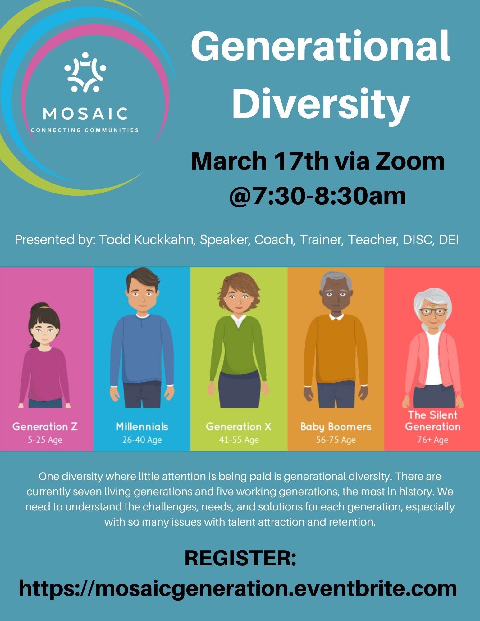 Mosaic Training: Generational Diversity — MOSAIC of North Central Wisconsin
