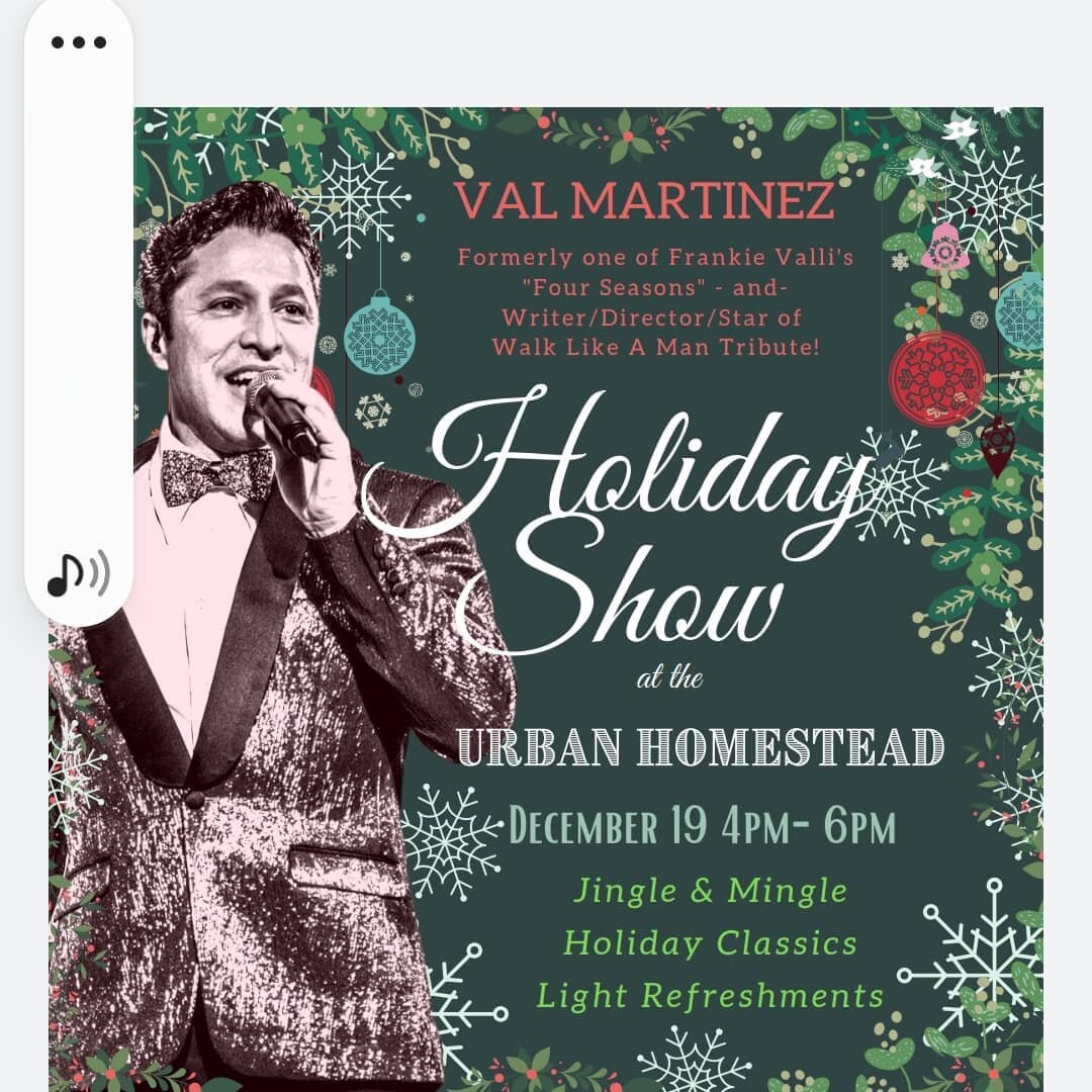 Come Home(stead) for the Holidays with @valmmartinez
Spaces are limited tix link in bio #holiday #winter concert
#jingleandmingle
