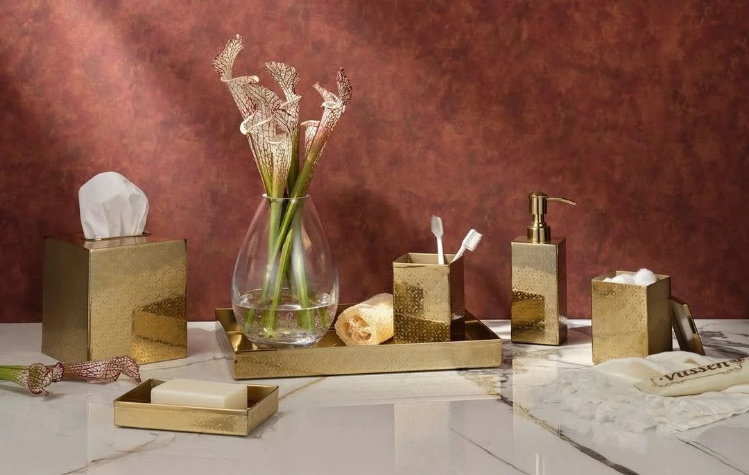 A touch of texture, a lot of elegance✨️ the Concord bath collection by @pigeonandpoodle brings refined design and everyday functionaility to your countertop.

Available at @whitneyevansltd
Located at the @denverdesigndistrict
595 S. Broadway, Suite 1