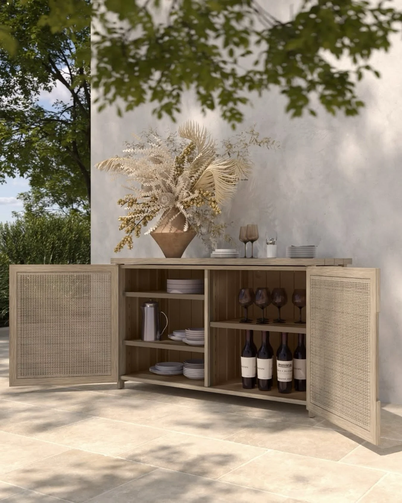 Designed with thoughtful function and timeless charm, the Orleans Sideboard by @ebel.inc brings refined storage to any outdoor setting&mdash;perfect for entertaining with ease and style.

AND @ebel.inc is included in our Annual Outdoor Sale! Take an 