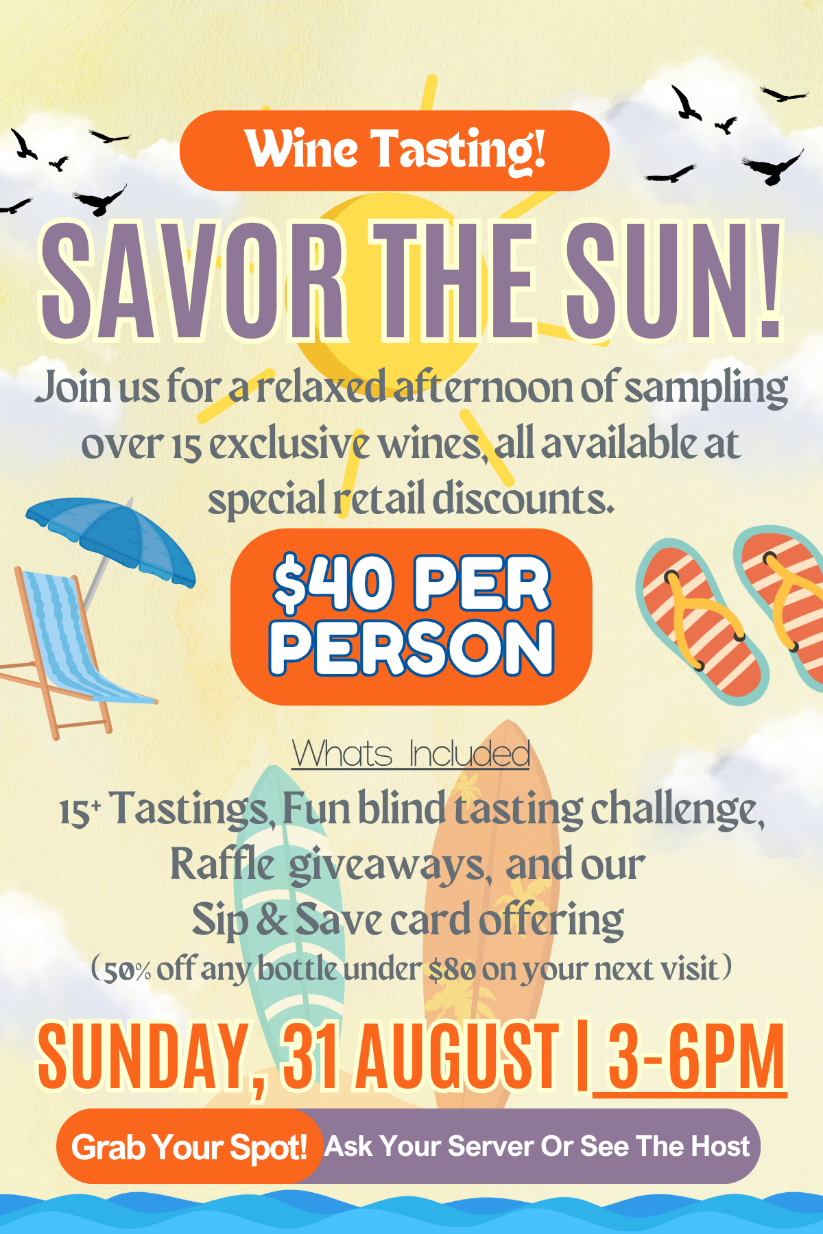 Savor the Sun: A Wine Tasting Experience