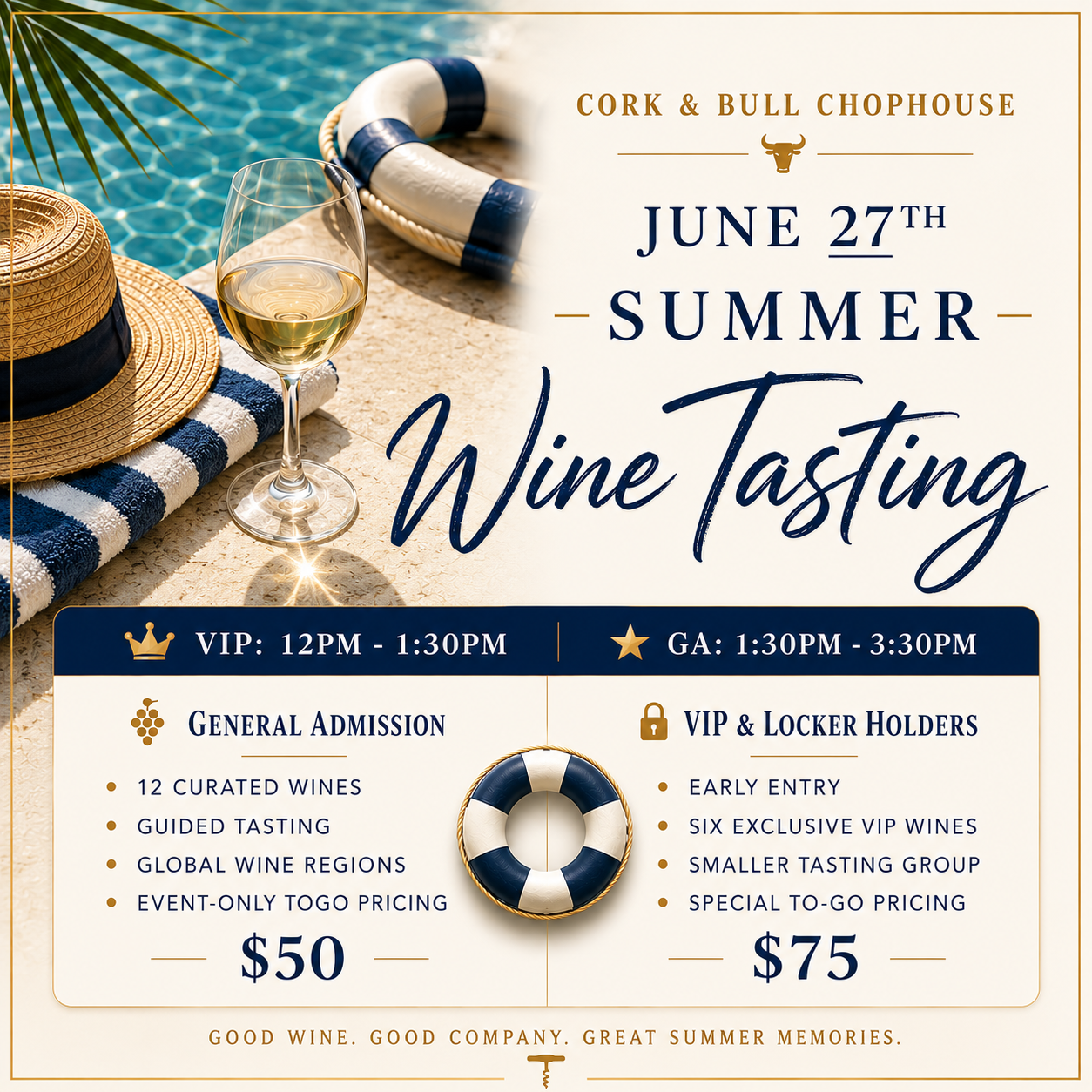 SUMMER TASTING