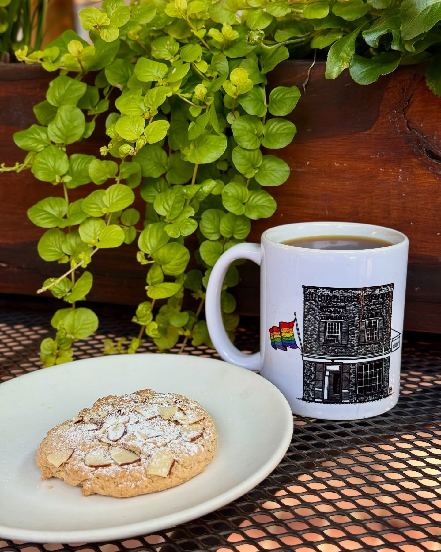 Insider tip from the staff: Pairing an Almond Croissant Cookie with an Ethiopia Guji drip coffee. 👏🏼 The strong almond flavors of the cookie work with the blackberry flavor notes of our &ldquo;lighter &amp; brighter&rdquo; drip to create something 
