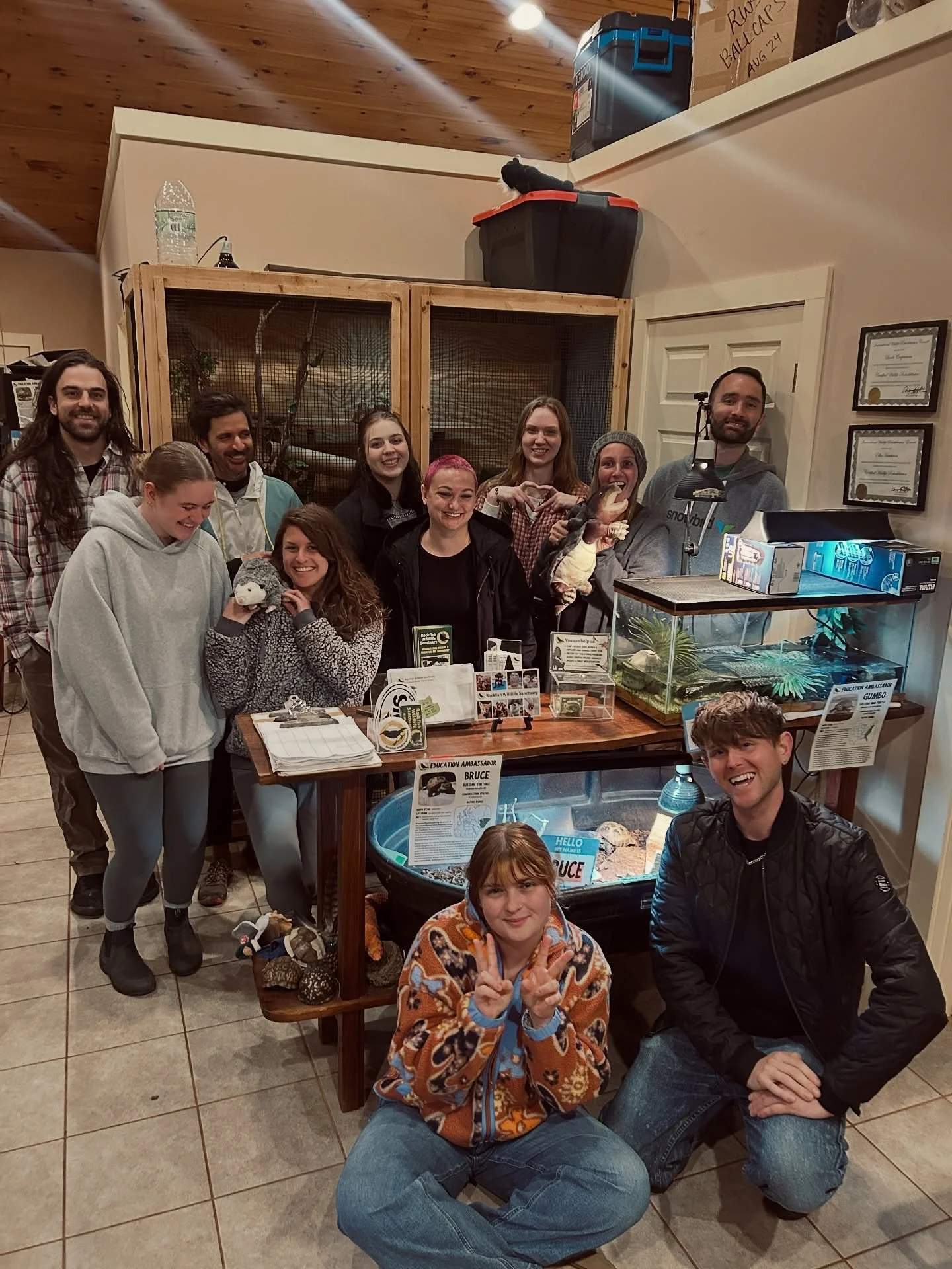 Thaaaank youuuuu @rockfishwildlifesanctuary &amp; Sarah for the tour! Seeing all these rescues and hearing all of their stories was a dream come true. All of team botan learned so much about native wildlife/how to handle encounters with wildlife, whi