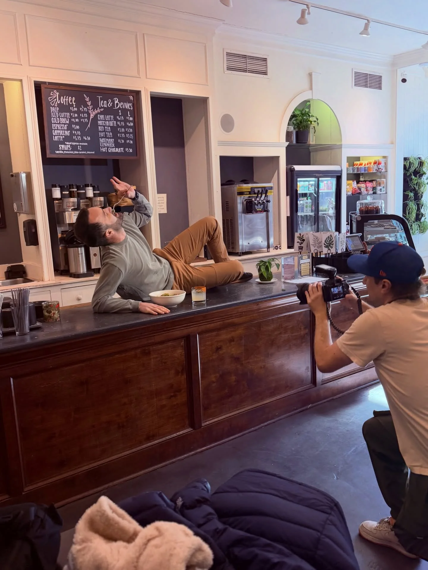 Yesterday, we had a lil photoshoot to update some of our food &amp; staff shots with the incomparable @tristanwilliams ! So excited to see the finished product &amp; to start posting // using these pics! Everybody say thank you Tristannnn