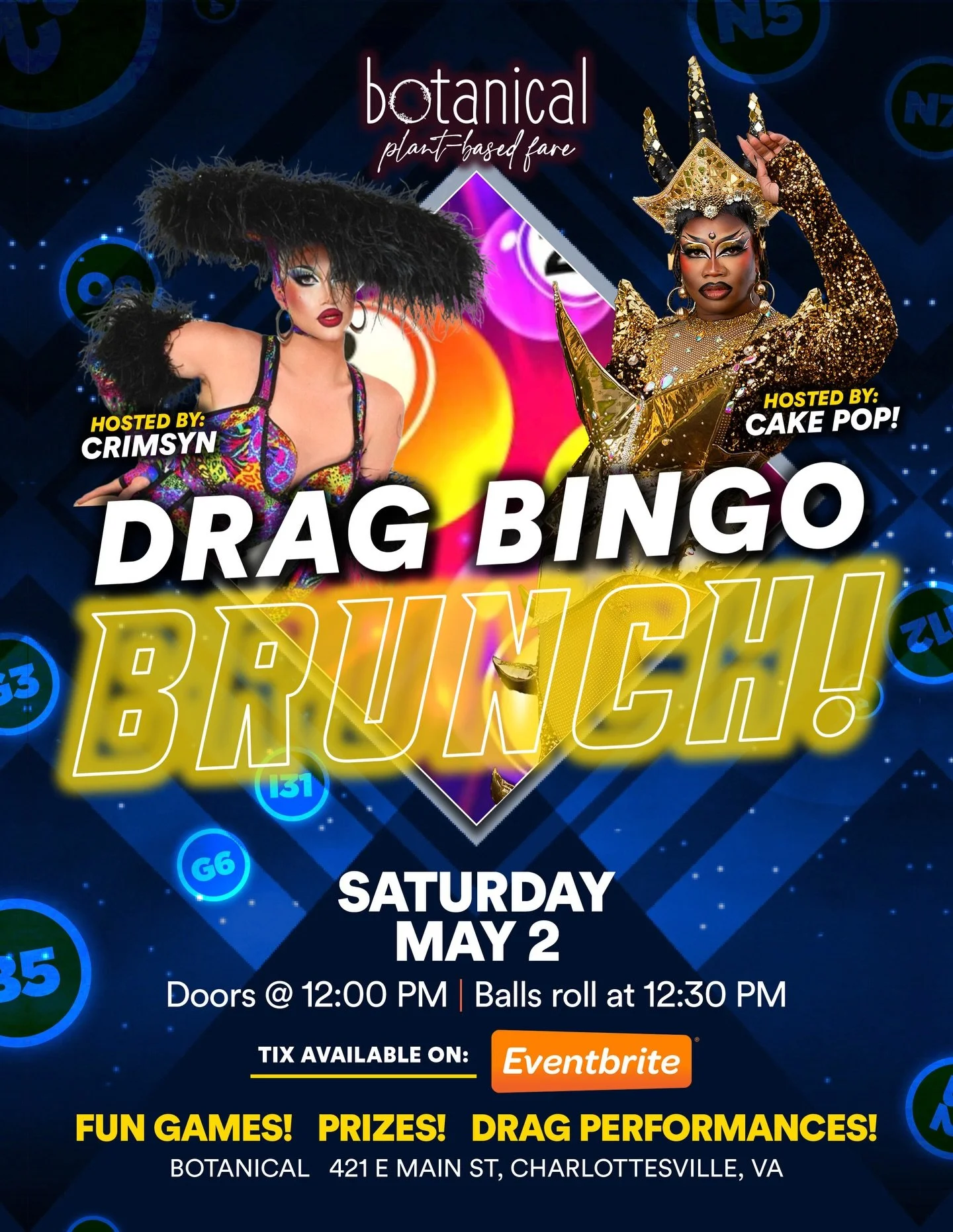 Drag brunch or drag bingo? Why not both at the same time, bestiesss~ snag those tickets at the link in bio!