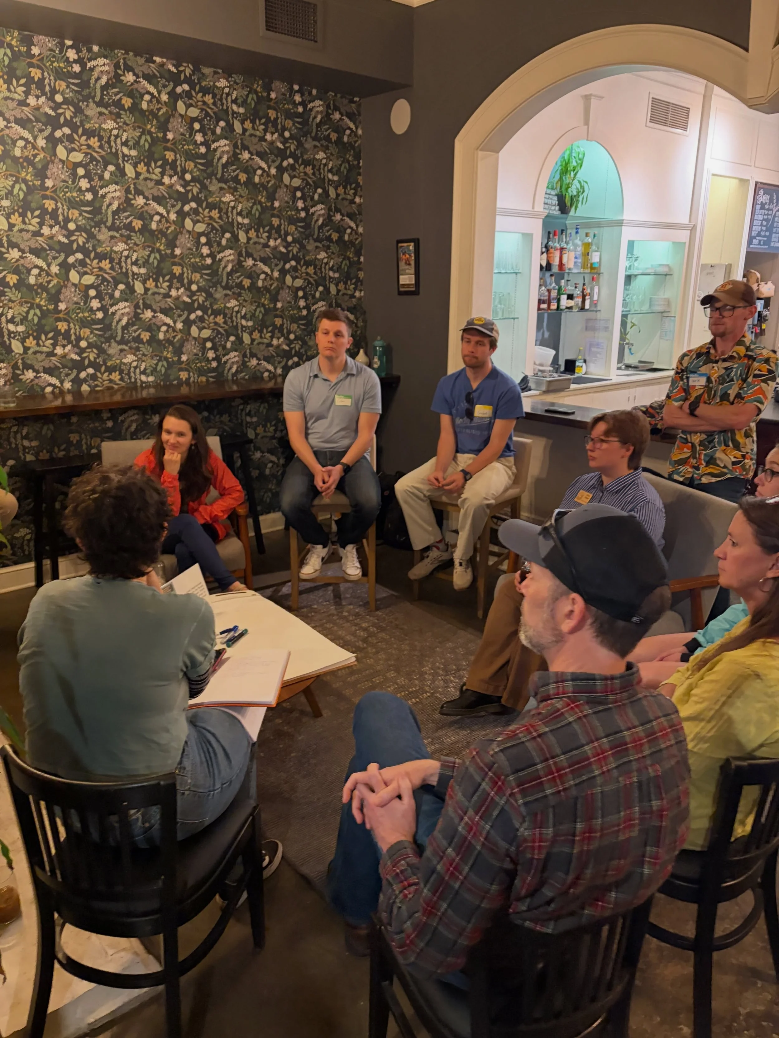 We had such a great time hosting @cvillegreencity in our space for their Climate Caf&eacute; featuring @bikecville that we&rsquo;ll be hosting one of their climate cafes each season! 

To chat &amp; meet some other likeminded friends at their next se