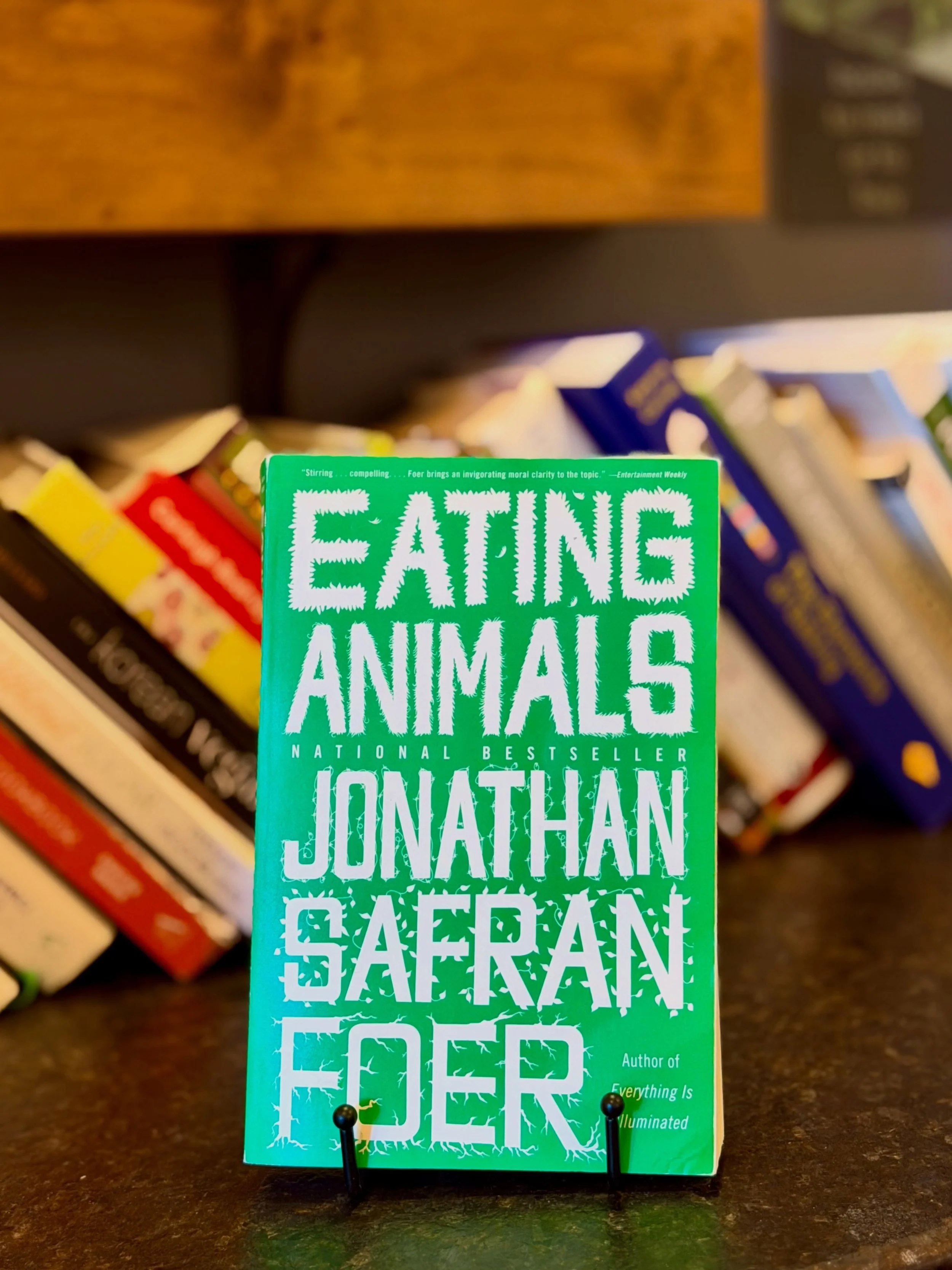 This is the book. The one that changed everything. Part memoir and part investigative report that implications of eating animals. This book made us see that eating less animals is the most impactful thing you can do for a better world. 

If you&rsquo