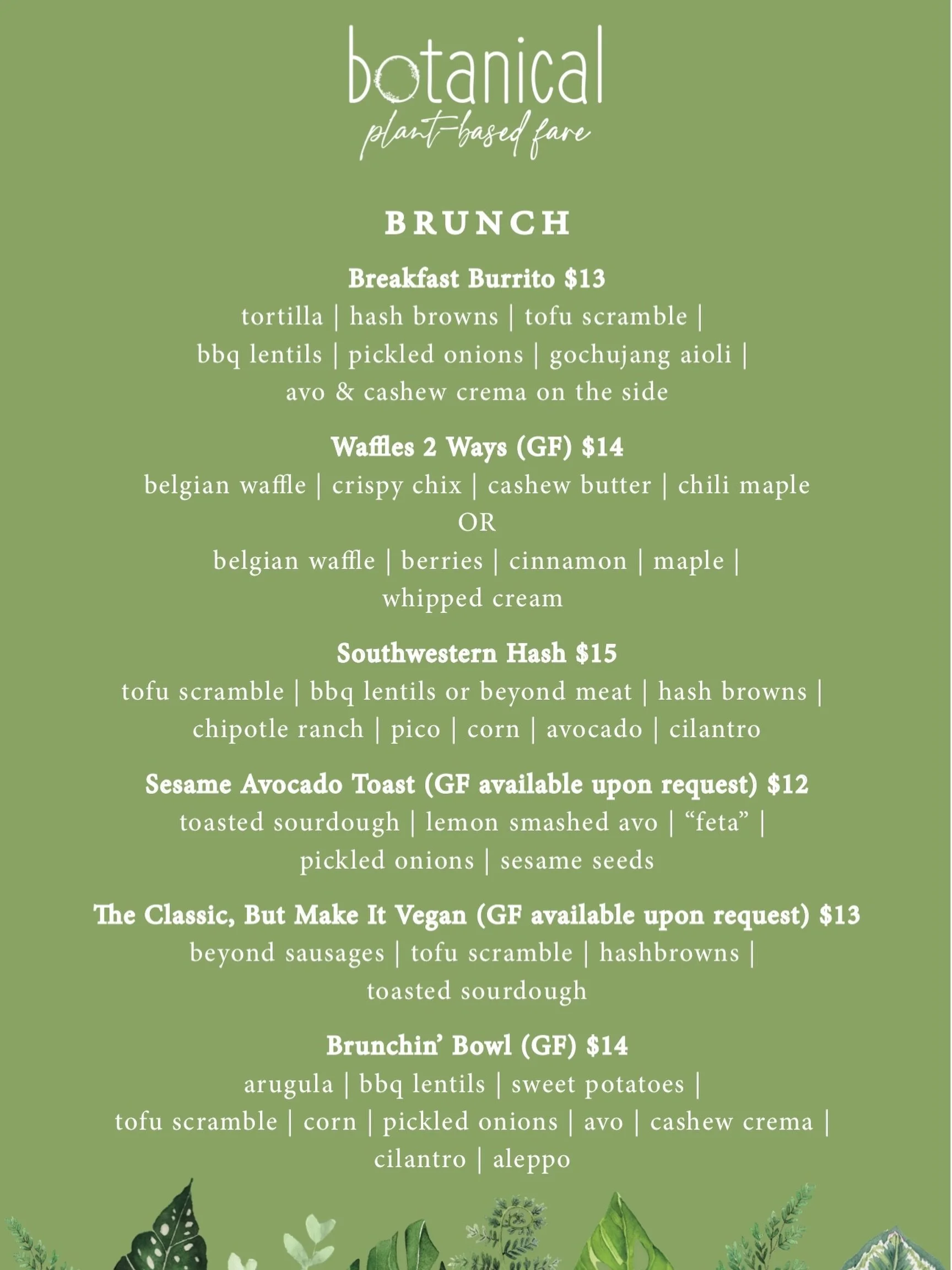 And as a reminder, we have brunch 9-2 on Saturday/Sunday 🙂&zwj;↕️ gotta check out our new southwestern hash ☑️