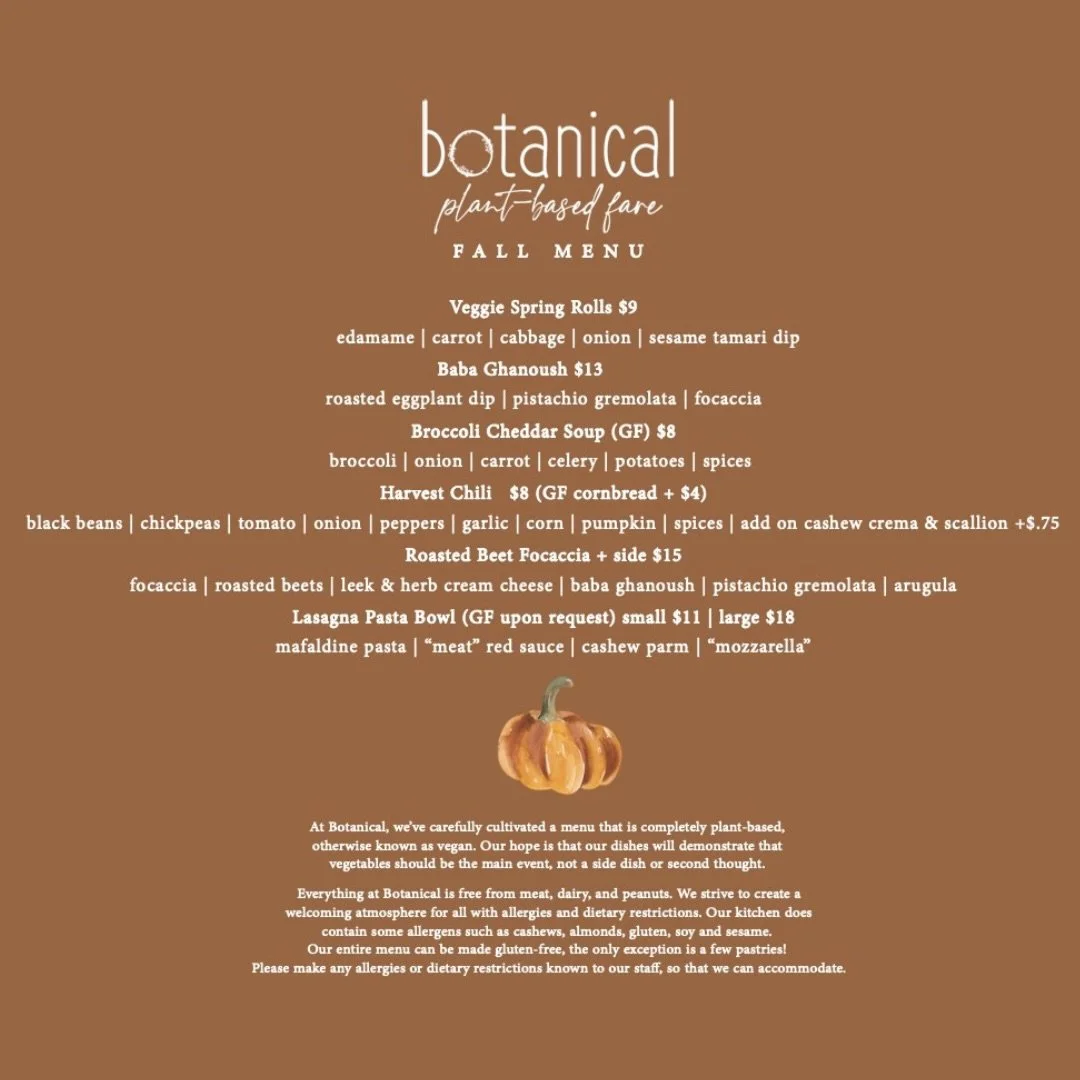 Starting today, we have our fall menu! 🍁 Who else is excited for the seasons to change? 🤭 let&rsquo;s all pretend together that it&rsquo;s not going to be 95 out today