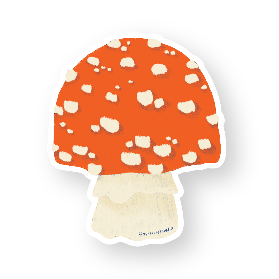 Red-Capped Mushroom - Sticker - Shop Image.png